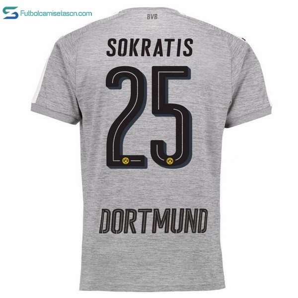 Camiseta Borussia Dortmund 3ª Sokratis 2017/18